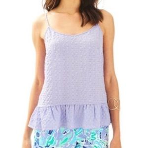 Lily Pulitzer lilac purple tank top cami size large